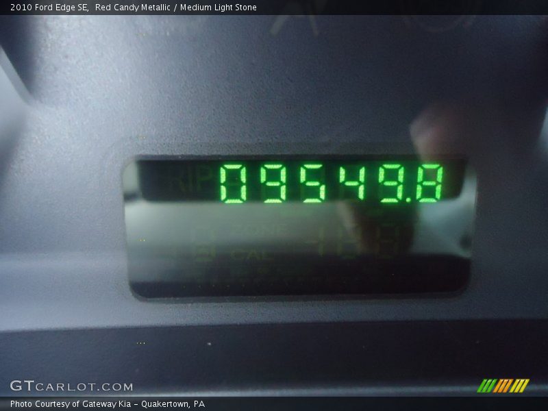 Red Candy Metallic / Medium Light Stone 2010 Ford Edge SE