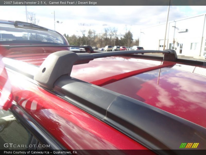 Garnet Red Pearl / Desert Beige 2007 Subaru Forester 2.5 X