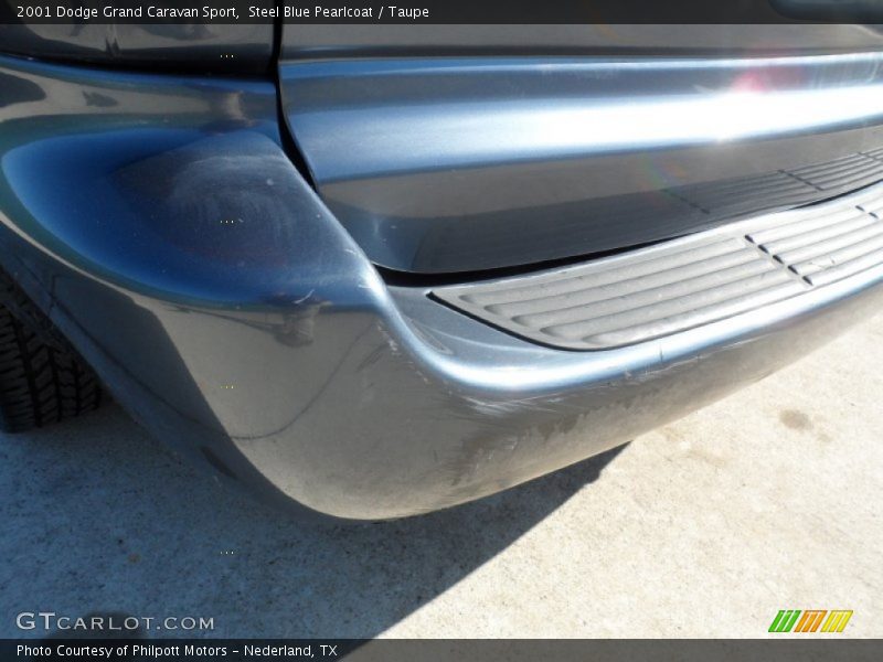 Steel Blue Pearlcoat / Taupe 2001 Dodge Grand Caravan Sport