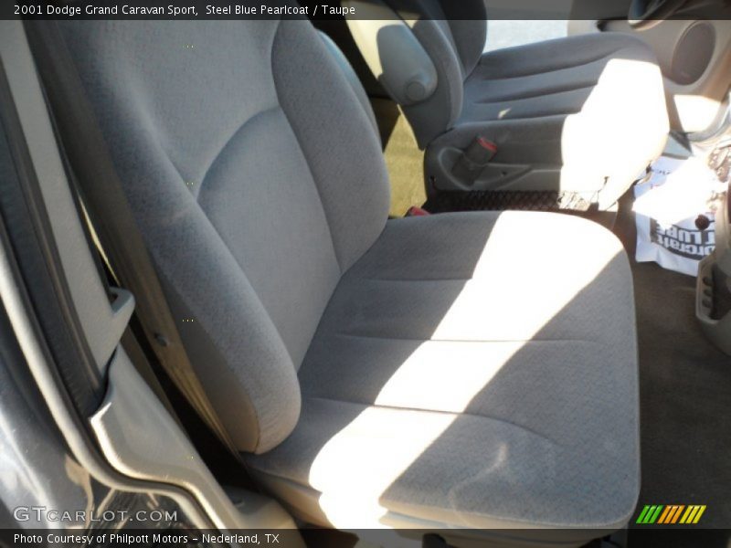 Steel Blue Pearlcoat / Taupe 2001 Dodge Grand Caravan Sport
