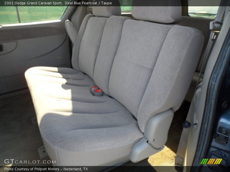 Steel Blue Pearlcoat / Taupe 2001 Dodge Grand Caravan Sport