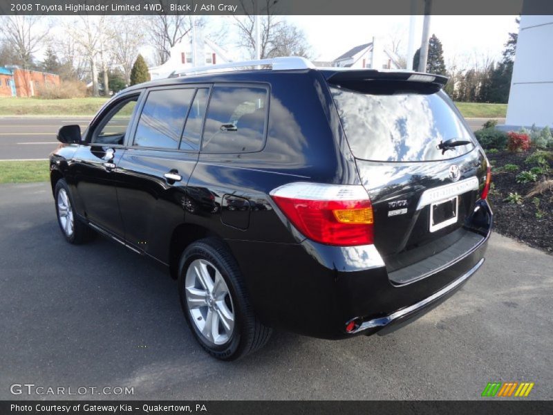 Black / Ash Gray 2008 Toyota Highlander Limited 4WD