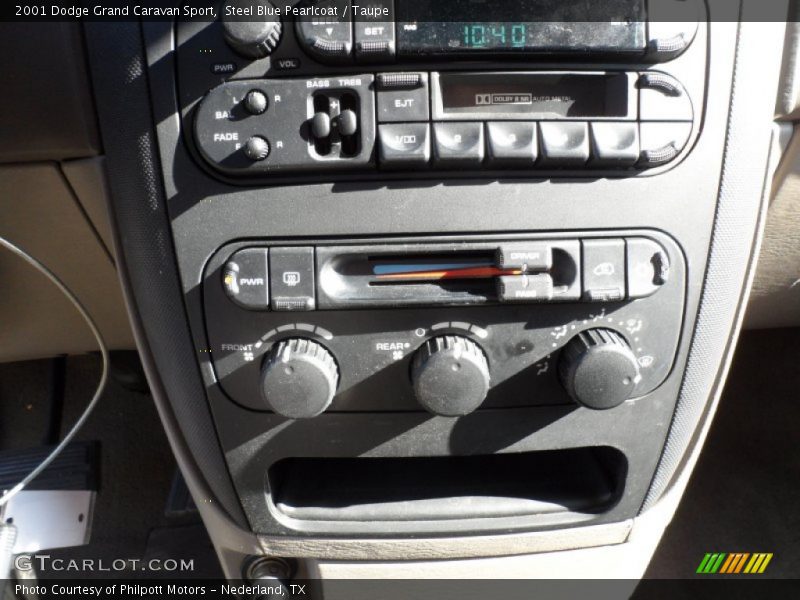 Steel Blue Pearlcoat / Taupe 2001 Dodge Grand Caravan Sport