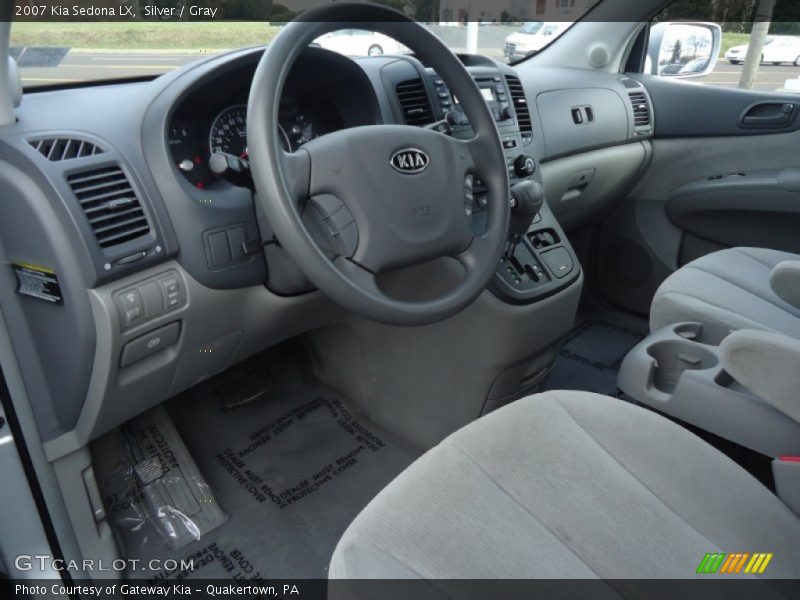 Silver / Gray 2007 Kia Sedona LX