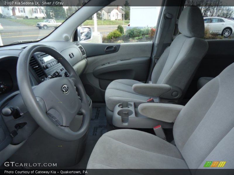 Silver / Gray 2007 Kia Sedona LX