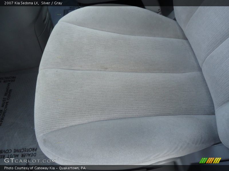 Silver / Gray 2007 Kia Sedona LX