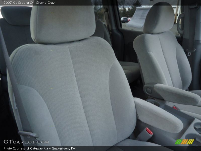 Silver / Gray 2007 Kia Sedona LX