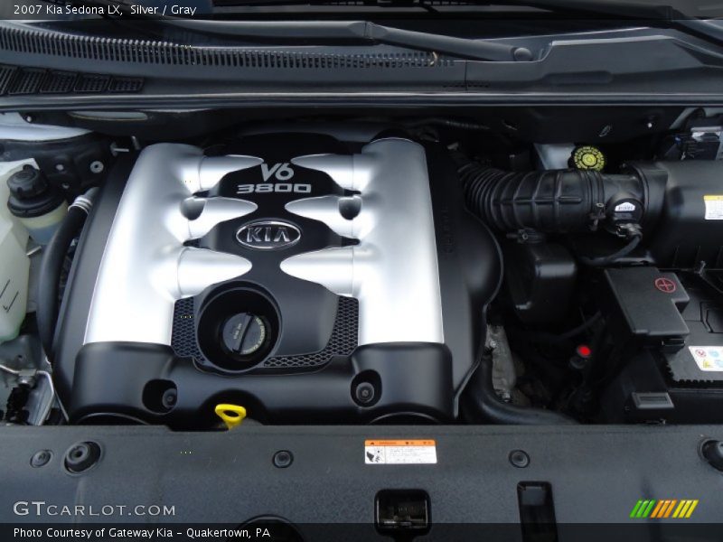Silver / Gray 2007 Kia Sedona LX