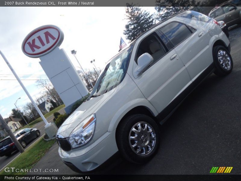 Frost White / Neutral 2007 Buick Rendezvous CXL