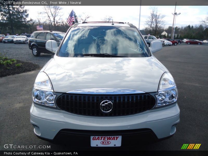 Frost White / Neutral 2007 Buick Rendezvous CXL