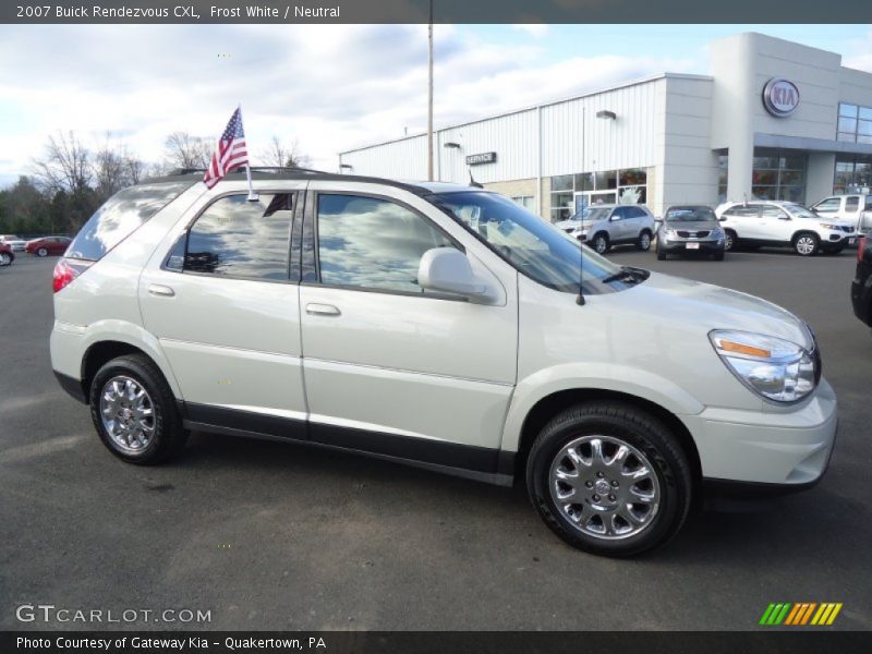 Frost White / Neutral 2007 Buick Rendezvous CXL