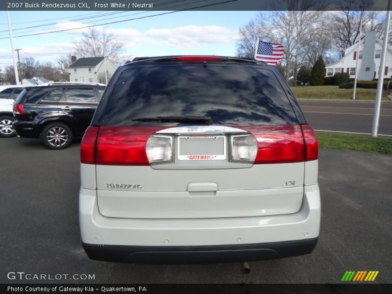 Frost White / Neutral 2007 Buick Rendezvous CXL