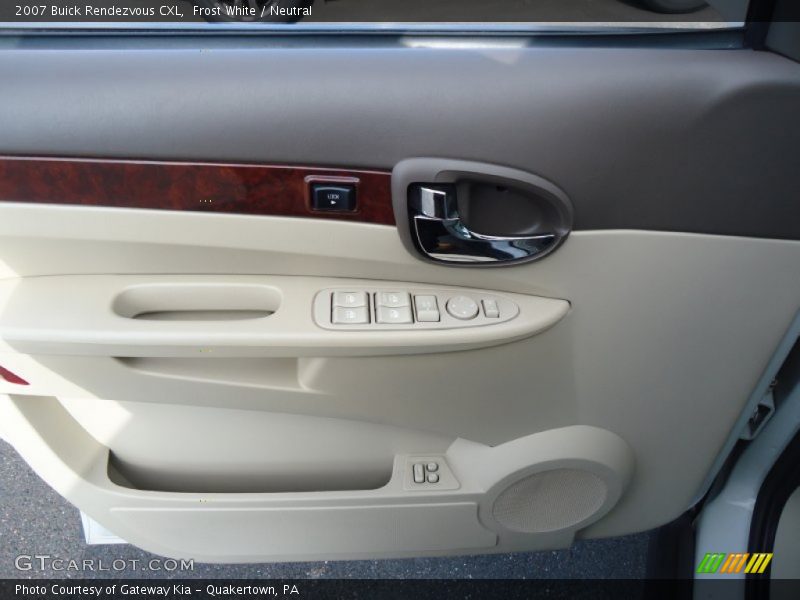Frost White / Neutral 2007 Buick Rendezvous CXL