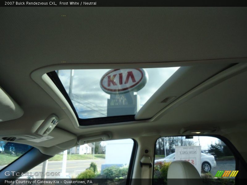 Frost White / Neutral 2007 Buick Rendezvous CXL