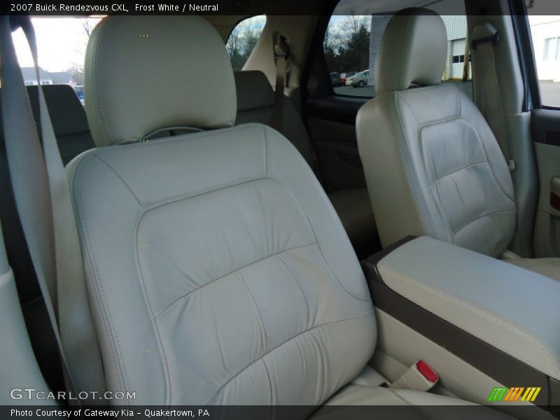 Frost White / Neutral 2007 Buick Rendezvous CXL