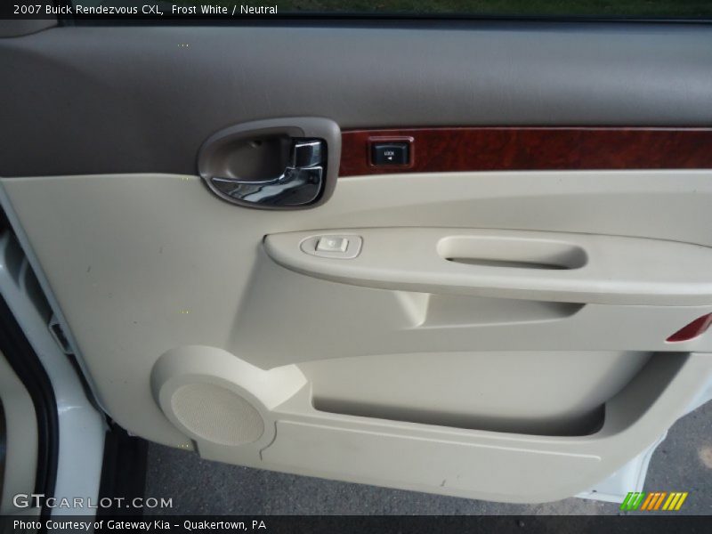 Frost White / Neutral 2007 Buick Rendezvous CXL