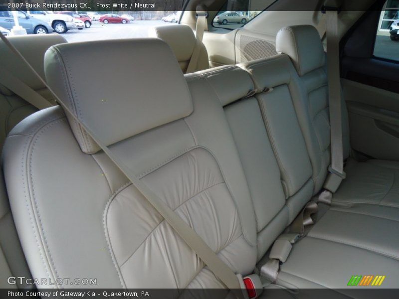 Frost White / Neutral 2007 Buick Rendezvous CXL
