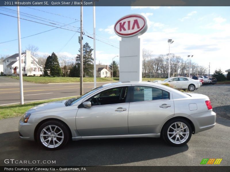 Quick Silver / Black Sport 2011 Mitsubishi Galant SE