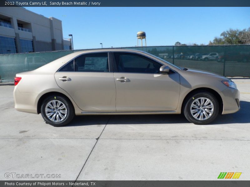 Sandy Beach Metallic / Ivory 2012 Toyota Camry LE