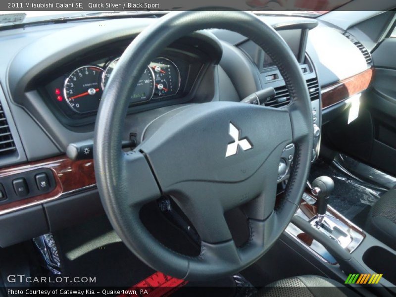 Quick Silver / Black Sport 2011 Mitsubishi Galant SE