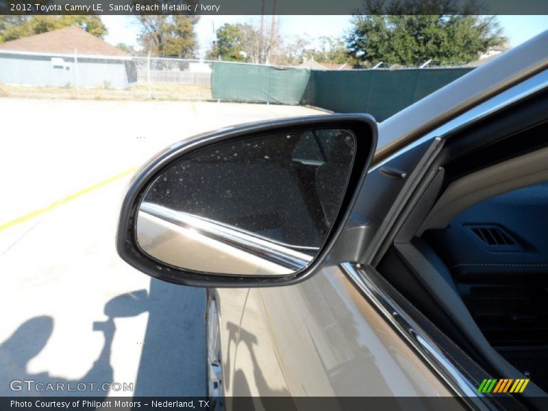 Sandy Beach Metallic / Ivory 2012 Toyota Camry LE