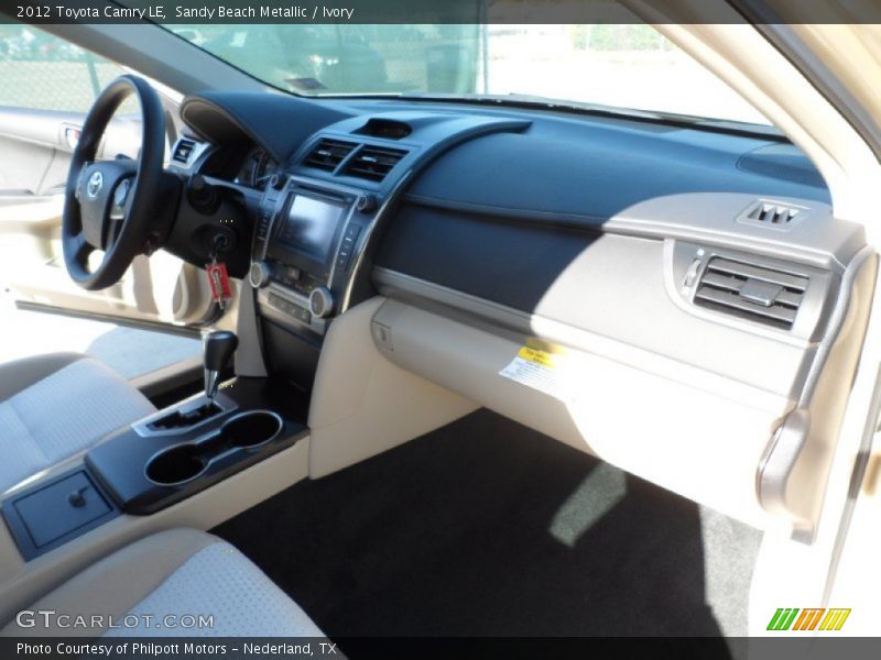 Sandy Beach Metallic / Ivory 2012 Toyota Camry LE