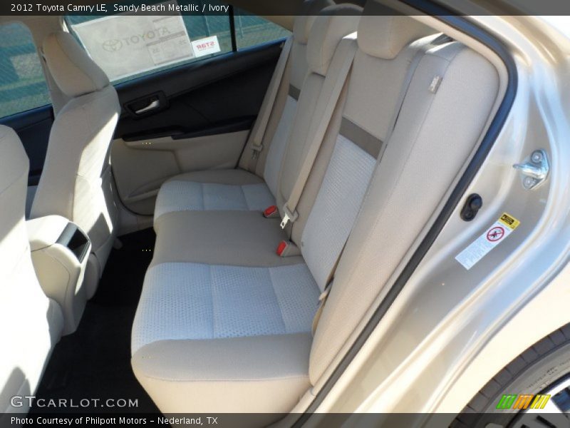 Sandy Beach Metallic / Ivory 2012 Toyota Camry LE