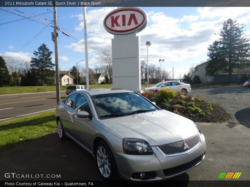 Quick Silver / Black Sport 2011 Mitsubishi Galant SE