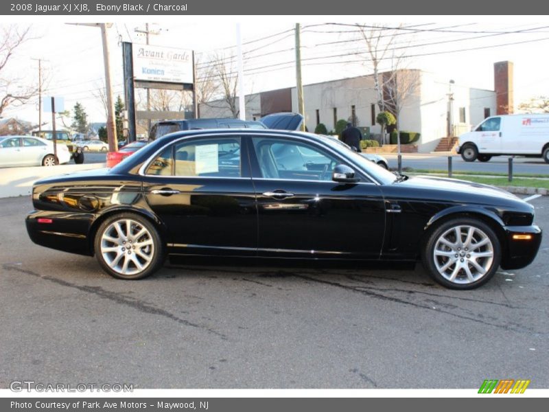 Ebony Black / Charcoal 2008 Jaguar XJ XJ8