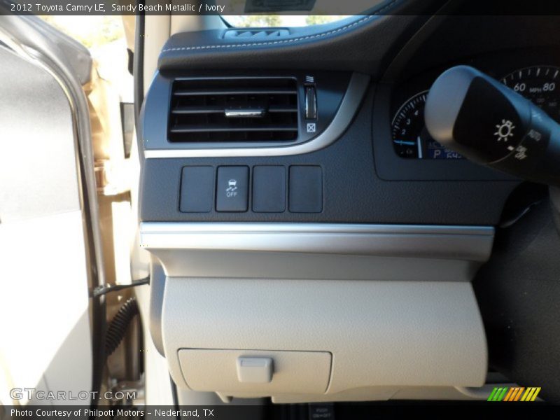 Sandy Beach Metallic / Ivory 2012 Toyota Camry LE