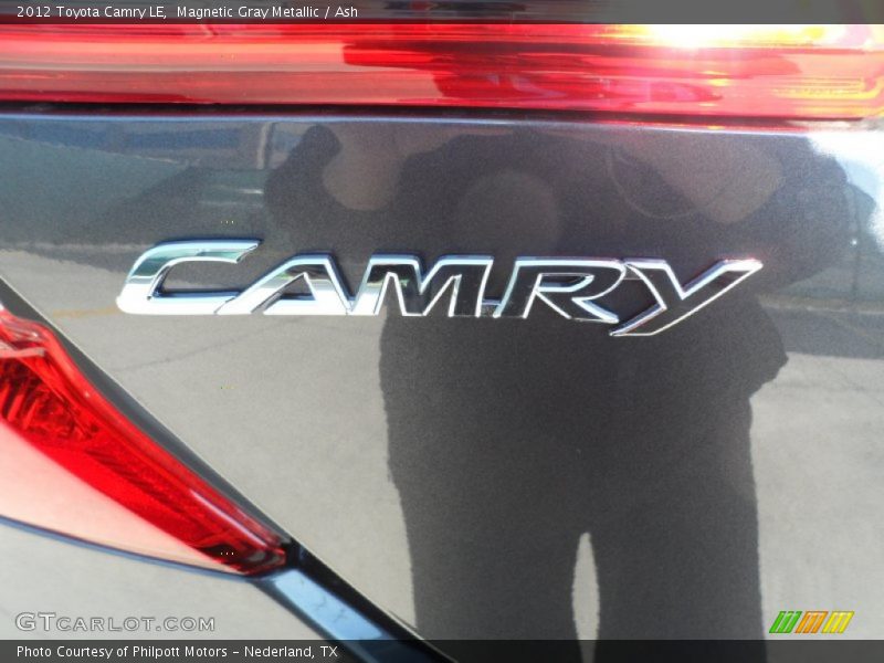 Magnetic Gray Metallic / Ash 2012 Toyota Camry LE