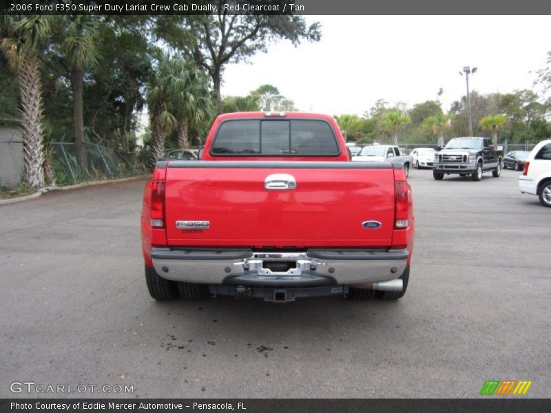 Red Clearcoat / Tan 2006 Ford F350 Super Duty Lariat Crew Cab Dually