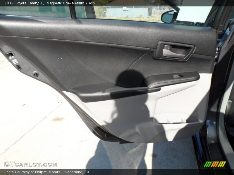Magnetic Gray Metallic / Ash 2012 Toyota Camry LE