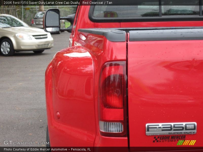Red Clearcoat / Tan 2006 Ford F350 Super Duty Lariat Crew Cab Dually