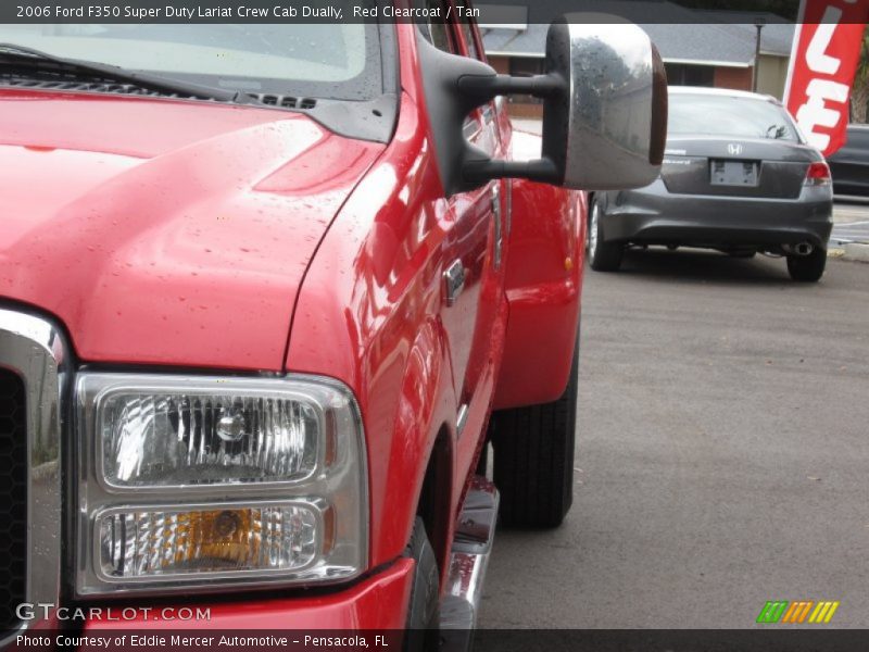 Red Clearcoat / Tan 2006 Ford F350 Super Duty Lariat Crew Cab Dually