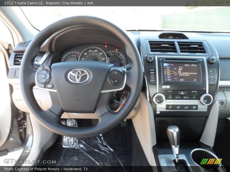 Magnetic Gray Metallic / Ash 2012 Toyota Camry LE