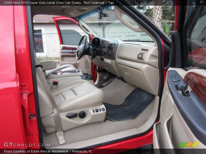 Red Clearcoat / Tan 2006 Ford F350 Super Duty Lariat Crew Cab Dually