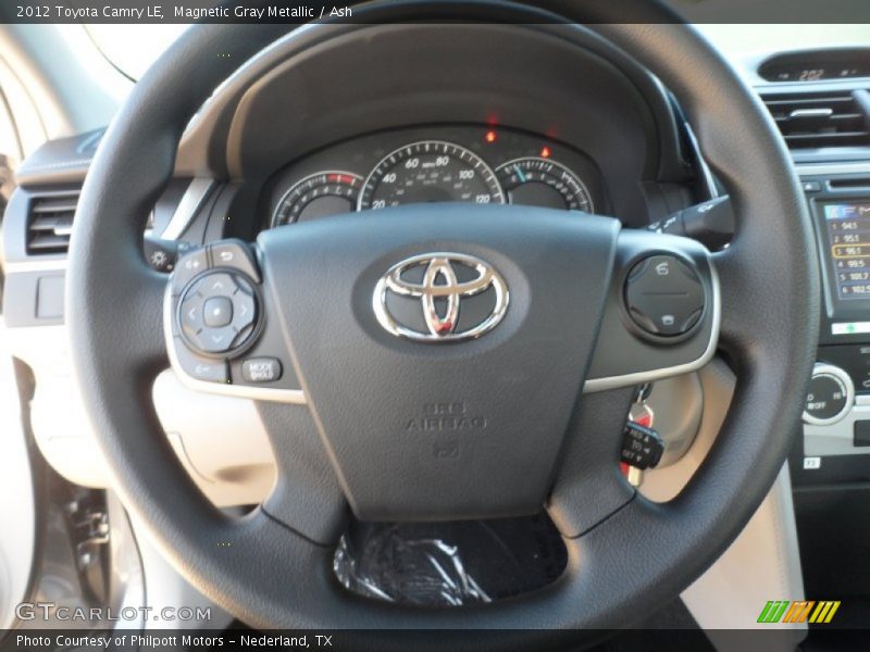 Magnetic Gray Metallic / Ash 2012 Toyota Camry LE
