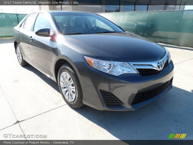 Magnetic Gray Metallic / Ash 2012 Toyota Camry LE
