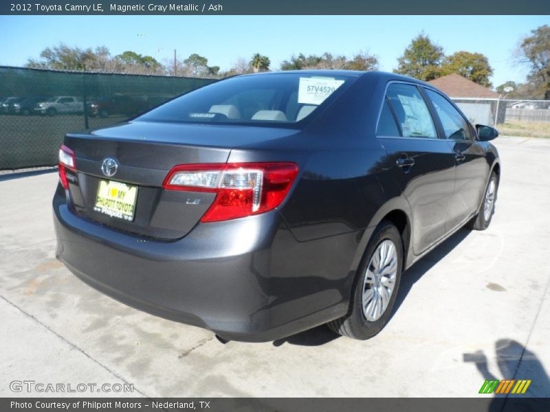 Magnetic Gray Metallic / Ash 2012 Toyota Camry LE