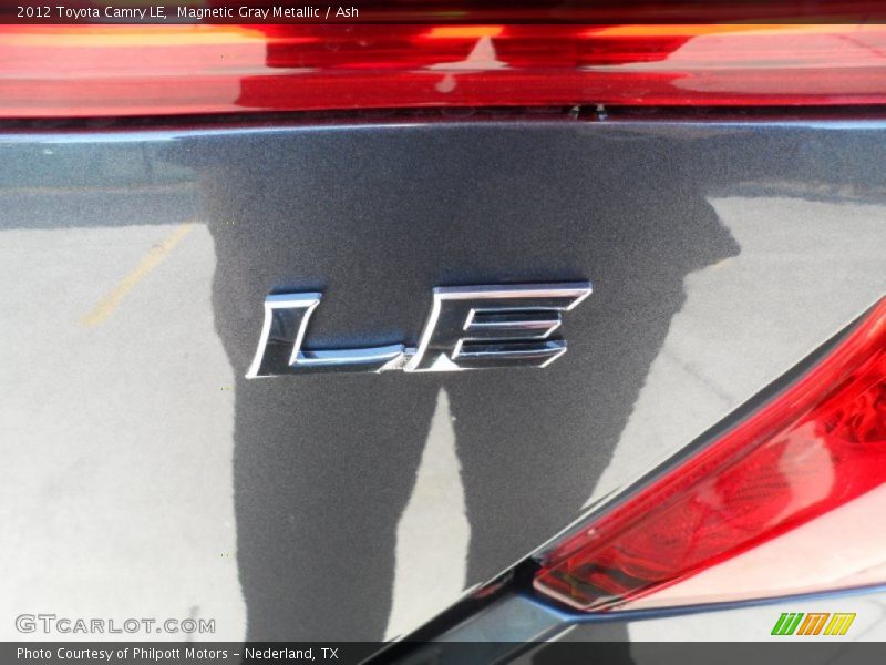 Magnetic Gray Metallic / Ash 2012 Toyota Camry LE