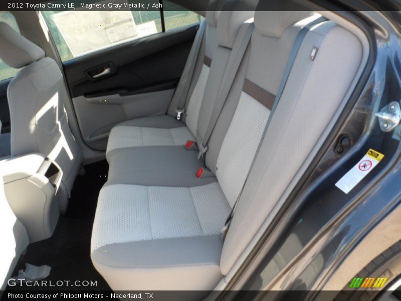 Magnetic Gray Metallic / Ash 2012 Toyota Camry LE