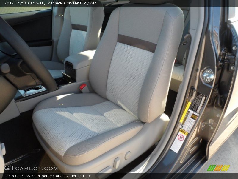 Magnetic Gray Metallic / Ash 2012 Toyota Camry LE