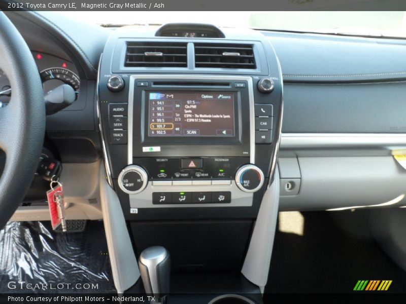 Magnetic Gray Metallic / Ash 2012 Toyota Camry LE