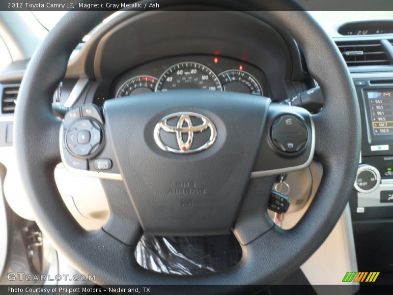 Magnetic Gray Metallic / Ash 2012 Toyota Camry LE