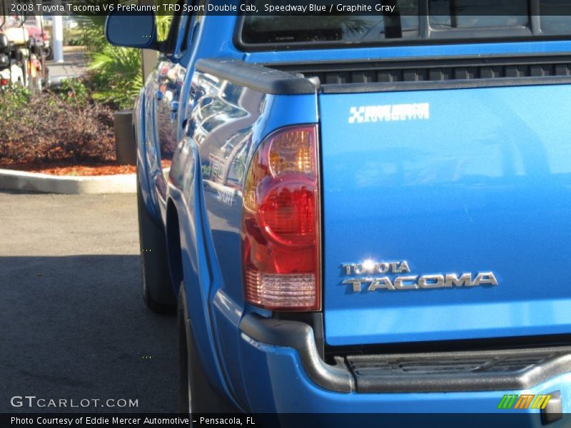 Speedway Blue / Graphite Gray 2008 Toyota Tacoma V6 PreRunner TRD Sport Double Cab
