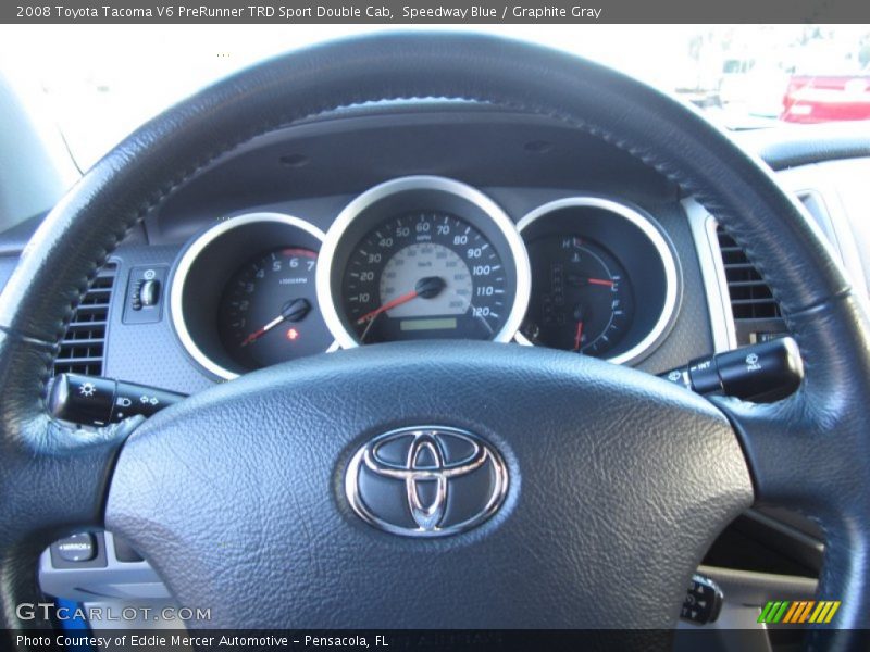 Speedway Blue / Graphite Gray 2008 Toyota Tacoma V6 PreRunner TRD Sport Double Cab