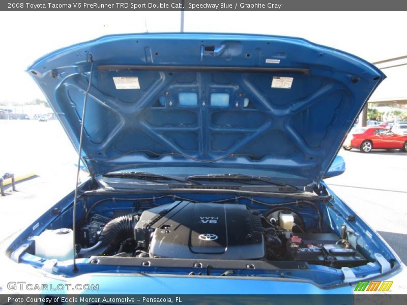 Speedway Blue / Graphite Gray 2008 Toyota Tacoma V6 PreRunner TRD Sport Double Cab