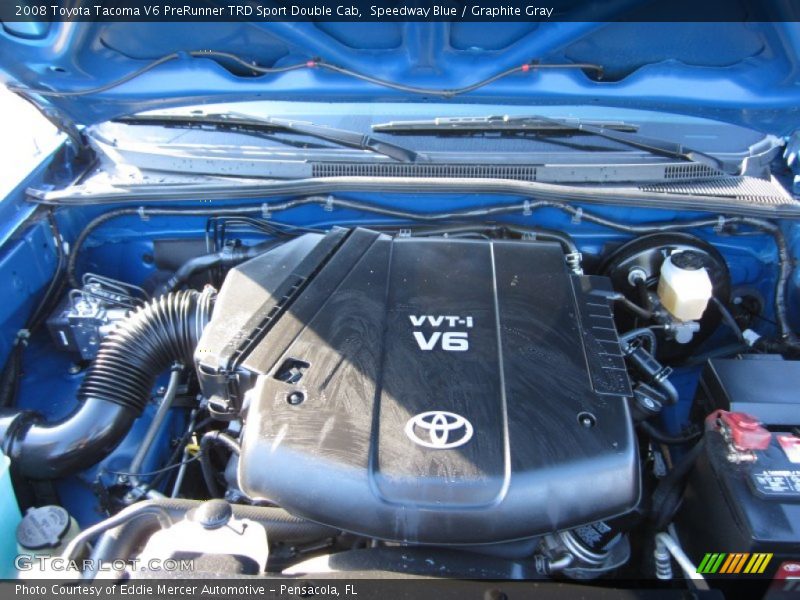 Speedway Blue / Graphite Gray 2008 Toyota Tacoma V6 PreRunner TRD Sport Double Cab
