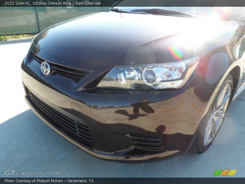 Sizzling Crimson Mica / Dark Charcoal 2012 Scion tC